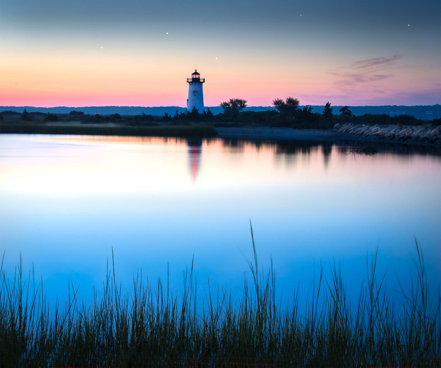 Edgartown Light Reflections

